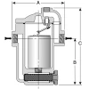 Gietijzeren Armstrong omgekeerde emmer condenspot&nbsp;&nbsp;|&nbsp;&nbsp;880 Serie